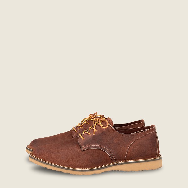 Oxford Herre - Red Wing Weekender - Muleskinner Læder - Brune - IOPERT-978